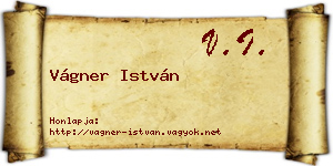Vágner István névjegykártya
